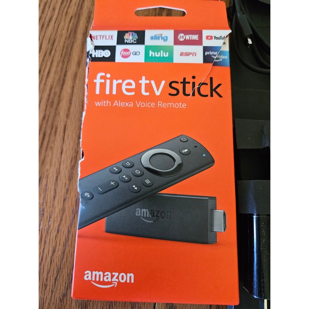 Amazon Fire TV Stick 2nd Gen Black Alexa Voice Remote LY73PR Streaming Player